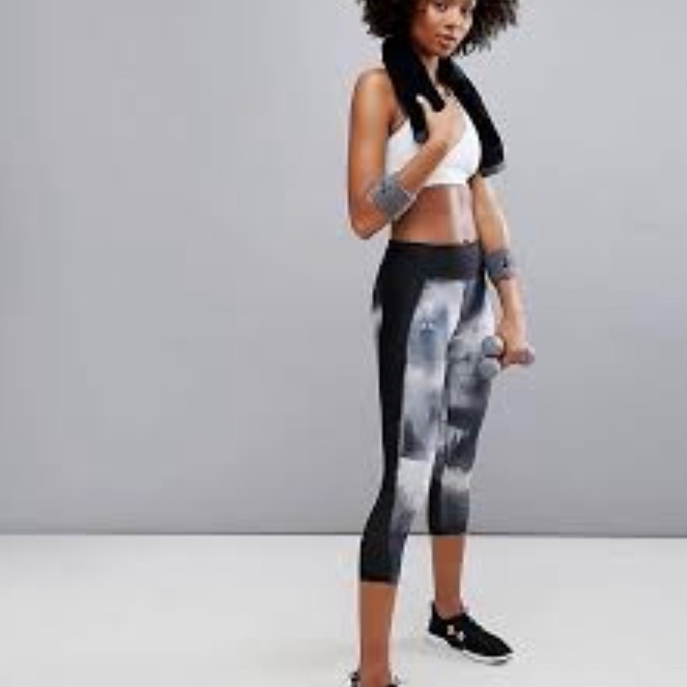 Under Armour Fly By Printed Capri Leggings Small